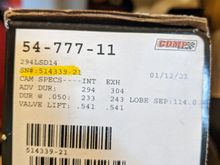 I have the cam card but the timing numbers advertised and at 0.050 don't really match up with my valve events calculator? Must be these wild looking lobes 😈 I guess it doesn't really matter because I'm a lazy idiot anyway and I'm just going to stab it in my junkyard  06' Cadillac LQ9 with a new LS2 chain, BTR hat seals, summit racing LS6 springs and some harder longer push rods so it can rev as high as it wants to! 