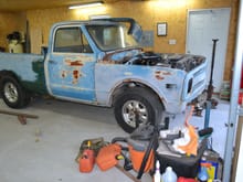 1970 C 10 Cab mounted to Yukon floor, frame and drive line