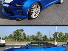 Today, we pulled the trigger on this 2018 2SS Camaro. Six speed, PPE exhaust,  navigation, etc, new tires and new top. 17,400 miles on the clock.

