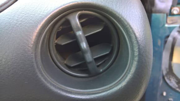 Replacing Broken Dash Vent - Someone attempted to adjust this by sticking their finger inside and broke the middle slat. Luckily I was able to order an OEM replacement.