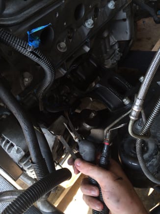 Three here. I know the positive goes into the back of the alternator right? What about the larger negative cable? Also where does this braided ground go?