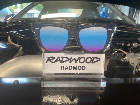 My car was awarded the “Most Radical Modifications” at the 2023 Pacific Northwest RADwood show