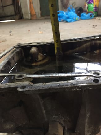 Lq4 truck pan with 8 quarts  1/4" lower than ls1 with 6 quarts
