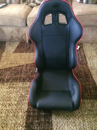 New racing seats arrived. Took my rears to get matched.