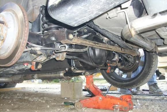 after the new rear-end was in
