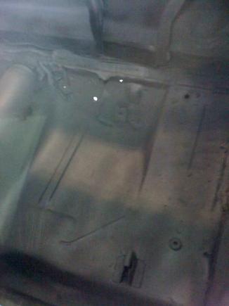 Floor pan in primer
