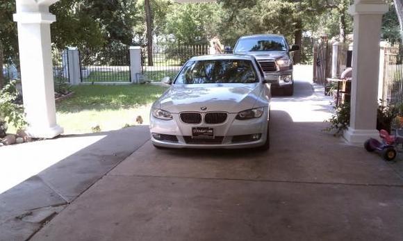 Back in 09 tt BMW fresh of the lot, with the boat truck in the back