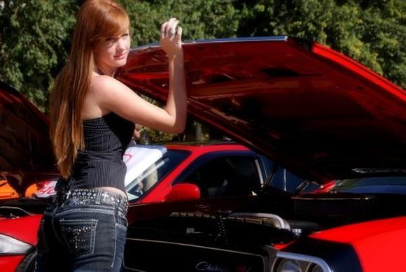 With Chuck's 1970 Charger at the Car Show for Cancer 2012