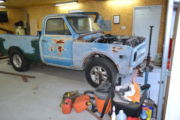 1970 C 10 Cab mounted to Yukon floor, frame and drive line