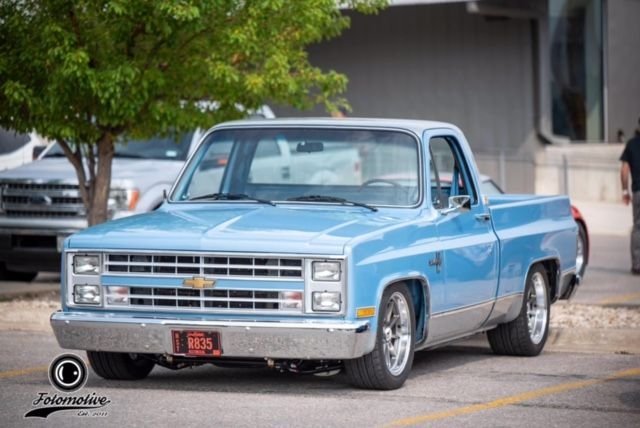 1986 Chevrolet C10 - 1986 Chevy C-10 Silverado - Used - VIN 1GCEC14H5GJ143386 - 1,000 Miles - 8 cyl - 2WD - Manual - Truck - Blue - Sturgis, SD 57785, United States