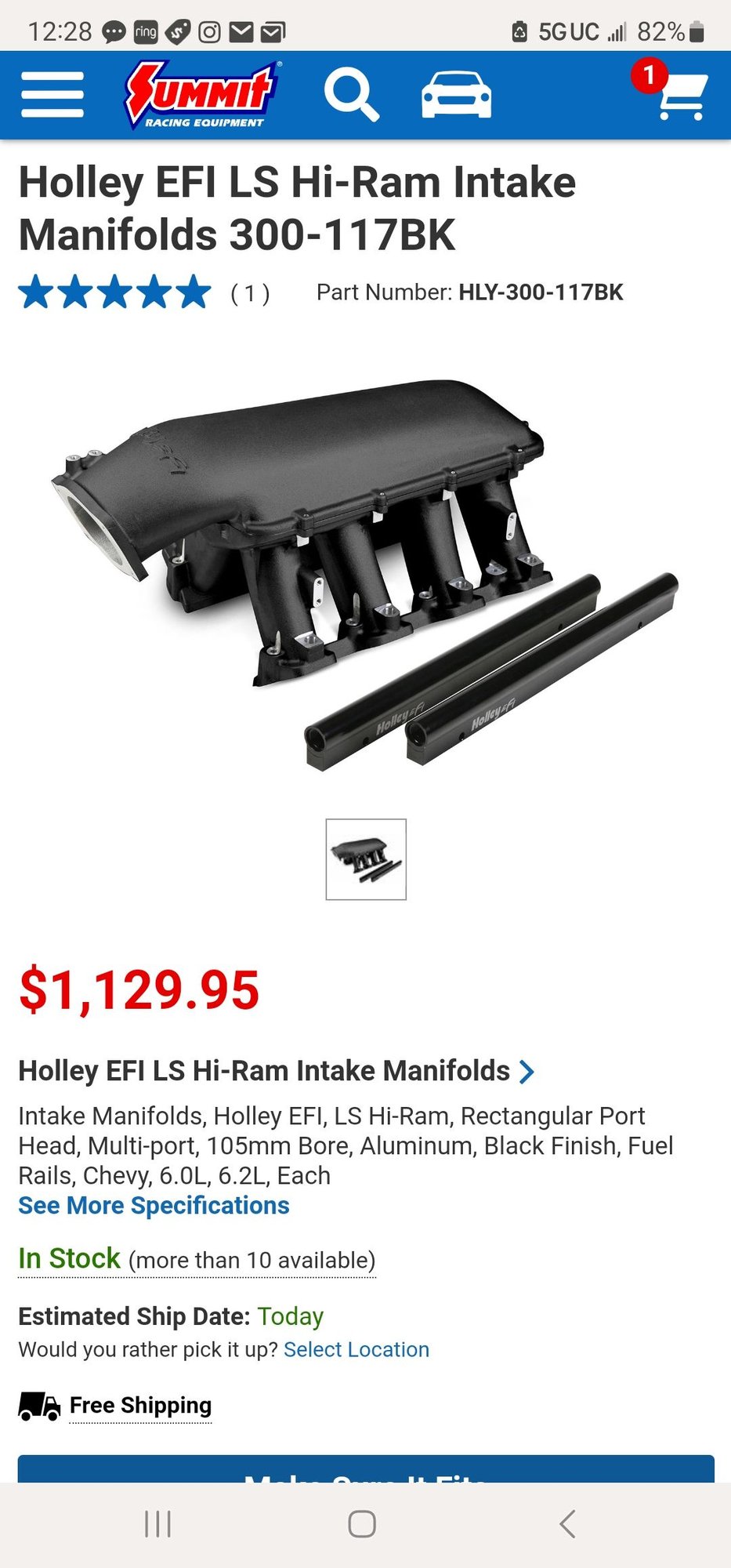 Engine - Intake/Fuel - Holley hi-ram ls3 - New - All Years  All Models - Wilmington, CA 90744, United States