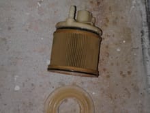 Old fuel filter (2001)