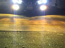 yellow HIDs installed