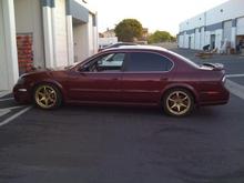 waiting to push my wheels out!