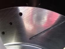 Cross-drilled and slotted rotors