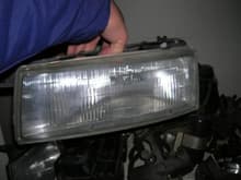 front drivers side hearlight assy