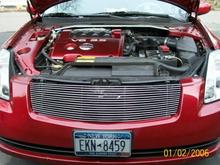 custom grill
painted engine bay