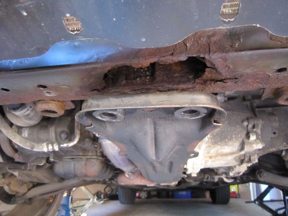 Rotten core support before.