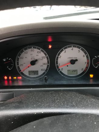 As you can see dash is pretty lit up lol. I know I picked up a project but it’s running great and the main reason I bought it was because it’s nearly rust free.