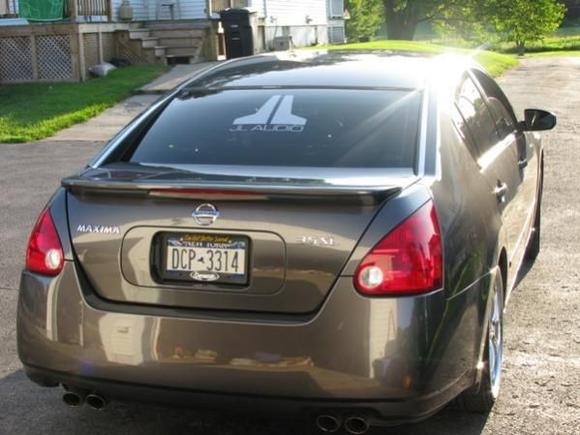Rear Spoiler Install 2