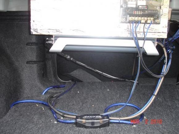 Trunk wiring.