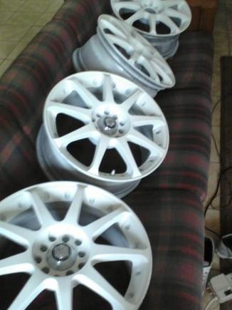 new set of wheels, 16" enkeis off CL for 200$ w/tires