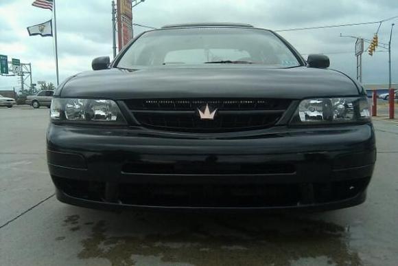 up front of car
