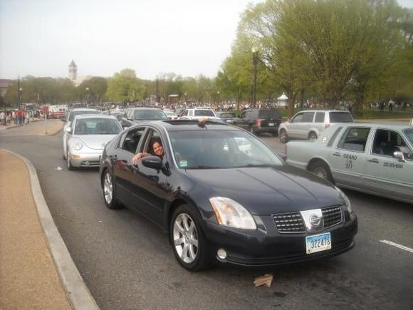 me and wifey chillin in dc