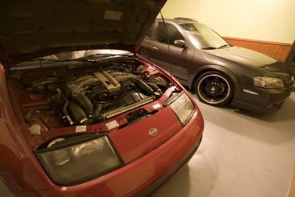 My Twin Turbo Swapped 300zx Convertible.

Max is jealous...she wants turbo too!