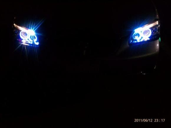 Just reinstall new headlights.... few weeks ago a neighbor tore off my front bumper so once that got fix I just got these..... the ones I had before were just halos no led strip