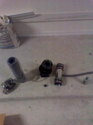 The entire intake set-up