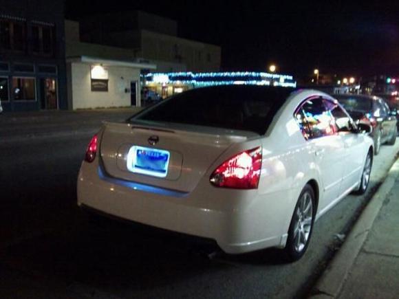 White LED license plate bulbs