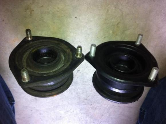 After about 240k miles they got a little compressed.