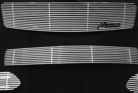Customized 4 piece aluminum billet grille painted to color match winter frost OEM paint code. Sorry for grainy pics. High res coming soon