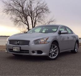 My 2012 Maxima.  Day after I got it. 18 degrees outside that day, but I managed a pic anyhow!