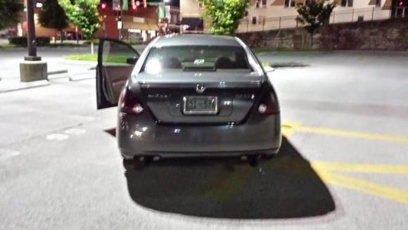 Blacked out behind with dual 3" borla exhausts. Also what most people see!!