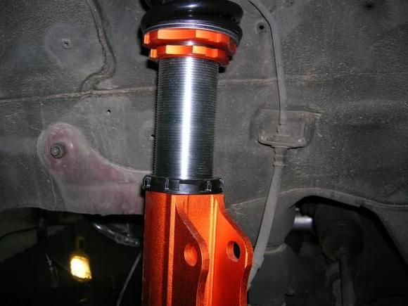 Coilover closeup