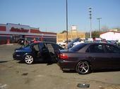 gettin' fresh before Uconn car show