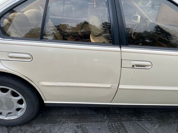 Damaged area on right side