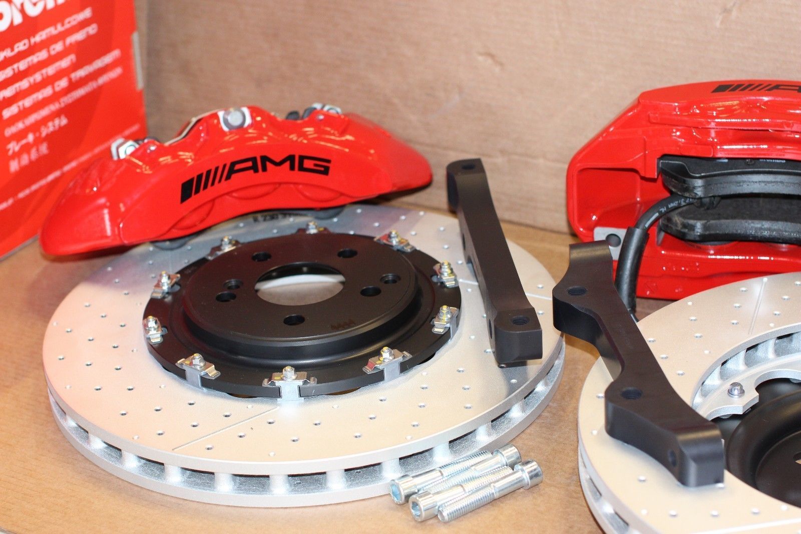 Brake kit for all Mercedes W205 non 63AMG for 6pot and 39036 rotor