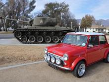 Sitting Next To A Tank