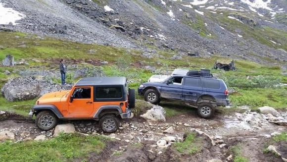 trail end, top of pass .....letting it all hang out