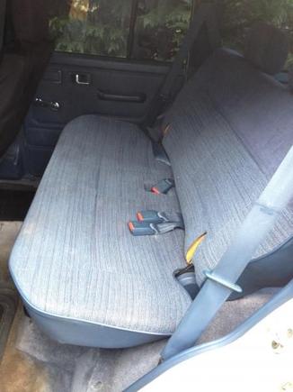 Rear seats in great shape. Carpet in terrible condition.