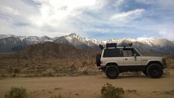 On my way to the High Sierras towards Mt. Whitney, CA.