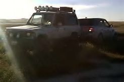 Digging out a 90k $ Range Rover out of the mud.......