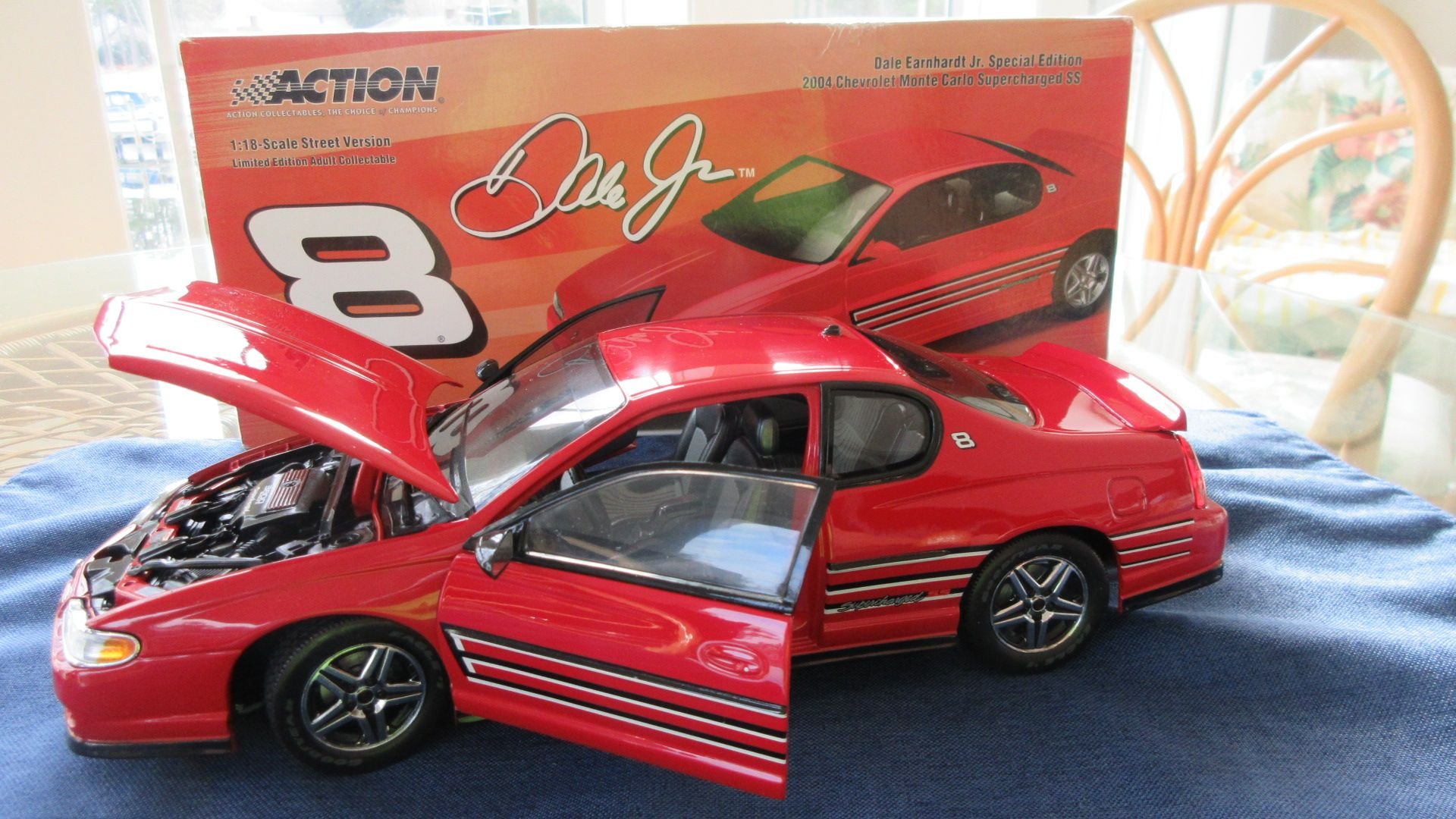 A  1:18 street version diecast new in box. 