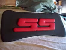 '03 Pace car trunk lid cover I customized.