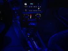 Blue LED in shifter. I plan on making a custom layout out with deleted letters and numbers.