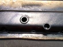 Wrinkle finishing my valve covers and air cleaner cover.