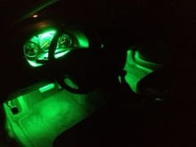 I got rid of the LED's over the gauges because it was too bright.